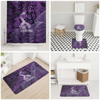 Lupus Awareness Month New Zealand Bathroom Set Be Strong Warrior Maori Silver Fern