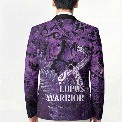 Lupus Awareness Month New Zealand Blazer Be Strong Warrior Maori Silver Fern