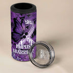 Lupus Awareness Month New Zealand 4 in 1 Can Cooler Tumbler Be Strong Warrior Maori Silver Fern