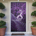 Lupus Awareness Month New Zealand Door Cover Be Strong Warrior Maori Silver Fern