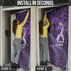 Lupus Awareness Month New Zealand Door Cover Be Strong Warrior Maori Silver Fern