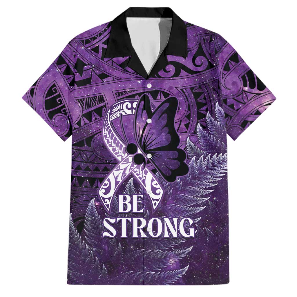 Lupus Awareness Month New Zealand Family Matching Long Sleeve Bodycon Dress and Hawaiian Shirt Be Strong Warrior Maori Silver Fern