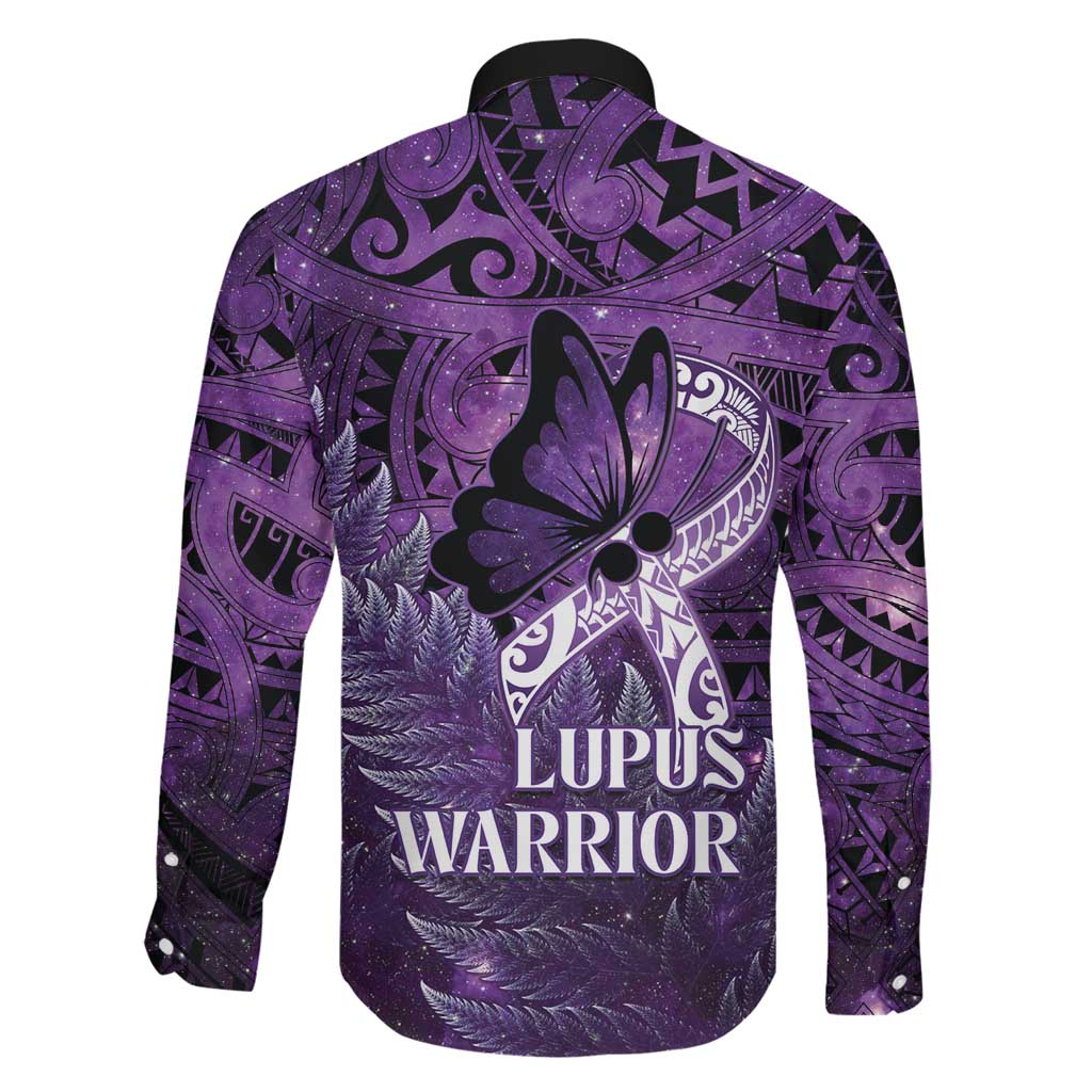 Lupus Awareness Month New Zealand Family Matching Mermaid Dress and Hawaiian Shirt Be Strong Warrior Maori Silver Fern