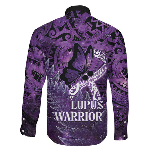 Lupus Awareness Month New Zealand Family Matching Mermaid Dress and Hawaiian Shirt Be Strong Warrior Maori Silver Fern
