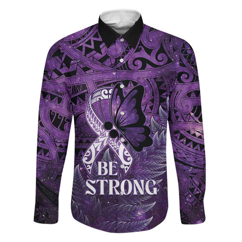 Lupus Awareness Month New Zealand Family Matching Puletasi and Hawaiian Shirt Be Strong Warrior Maori Silver Fern