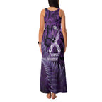 Lupus Awareness Month New Zealand Family Matching Tank Maxi Dress and Hawaiian Shirt Be Strong Warrior Maori Silver Fern
