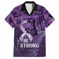 Lupus Awareness Month New Zealand Hawaiian Shirt Be Strong Warrior Maori Silver Fern