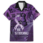 Lupus Awareness Month New Zealand Hawaiian Shirt Be Strong Warrior Maori Silver Fern