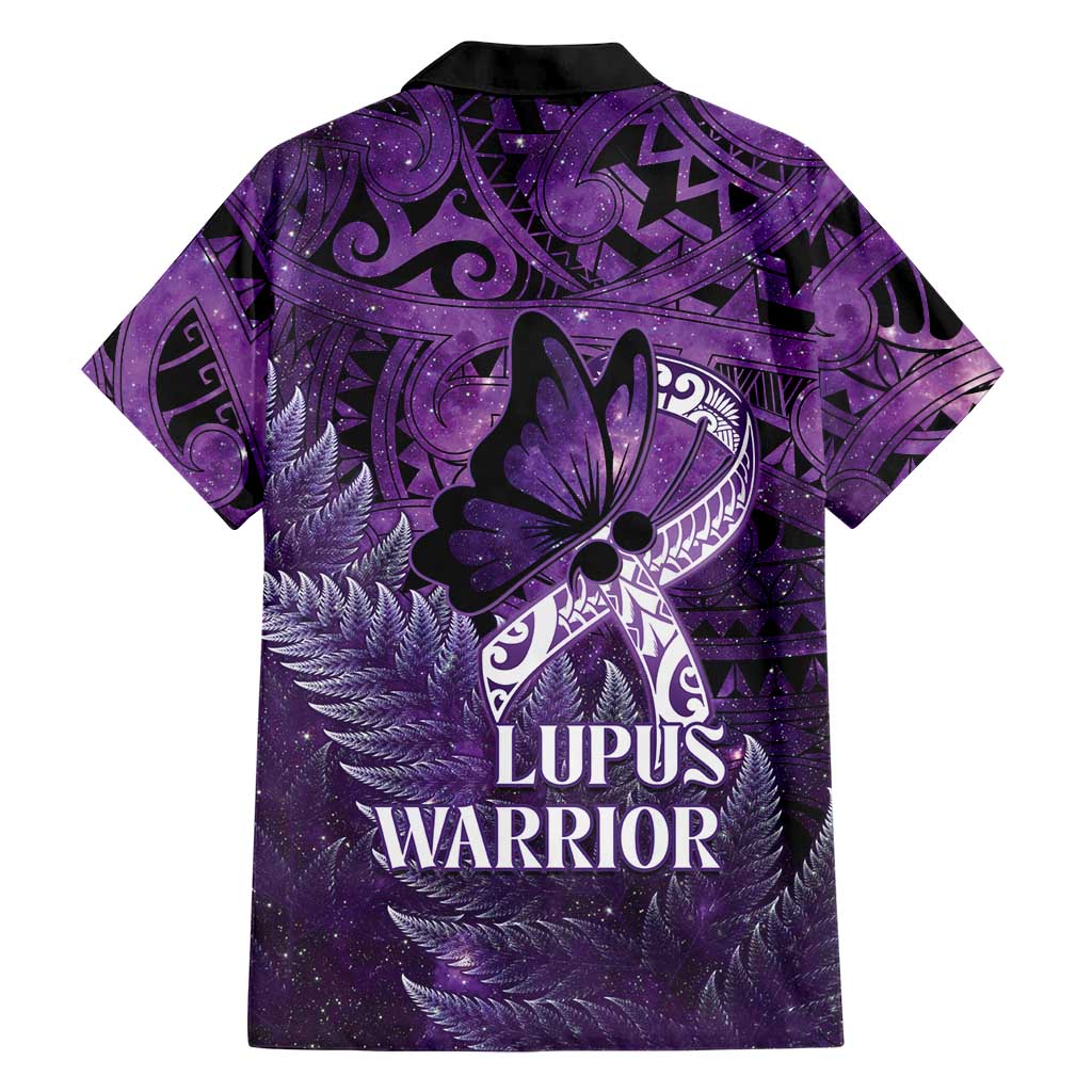 Lupus Awareness Month New Zealand Hawaiian Shirt Be Strong Warrior Maori Silver Fern