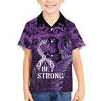 Lupus Awareness Month New Zealand Hawaiian Shirt Be Strong Warrior Maori Silver Fern