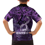 Lupus Awareness Month New Zealand Hawaiian Shirt Be Strong Warrior Maori Silver Fern