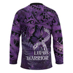Lupus Awareness Month New Zealand Hockey Jersey Be Strong Warrior Maori Silver Fern
