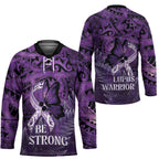 Lupus Awareness Month New Zealand Hockey Jersey Be Strong Warrior Maori Silver Fern