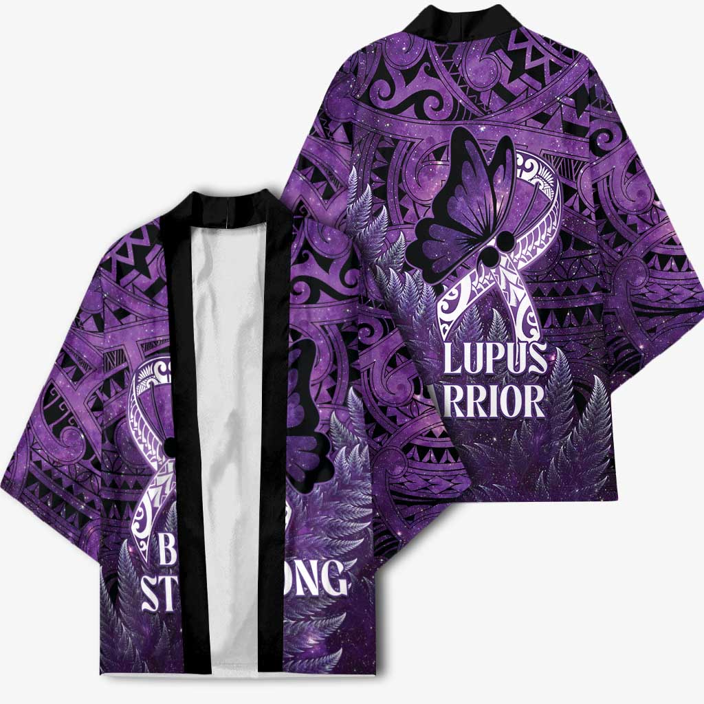 Lupus Awareness Month New Zealand Kimono Be Strong Warrior Maori Silver Fern