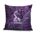 Lupus Awareness Month New Zealand Pillow Cover Be Strong Warrior Maori Silver Fern