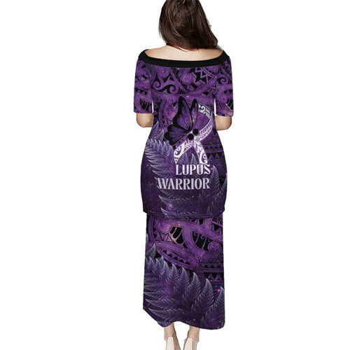 Lupus Awareness Month New Zealand Puletasi Be Strong Warrior Maori Silver Fern