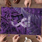 Lupus Awareness Month New Zealand Puzzle Be Strong Warrior Maori Silver Fern