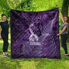 Lupus Awareness Month New Zealand Quilt Be Strong Warrior Maori Silver Fern