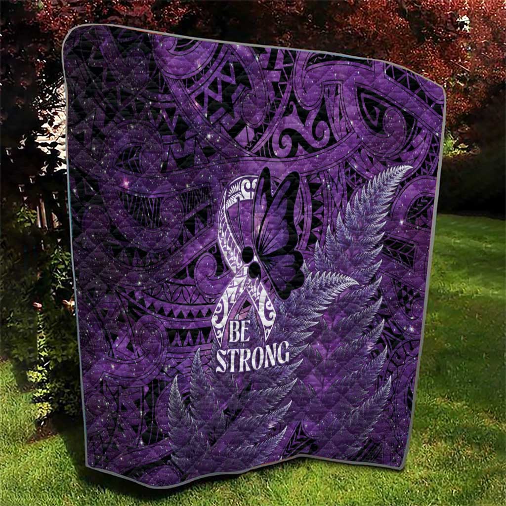 Lupus Awareness Month New Zealand Quilt Be Strong Warrior Maori Silver Fern