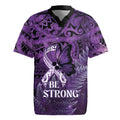 Lupus Awareness Month New Zealand Rugby Jersey Be Strong Warrior Maori Silver Fern