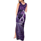Lupus Awareness Month New Zealand Tank Maxi Dress Be Strong Warrior Maori Silver Fern