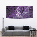 Lupus Awareness Month New Zealand Tapestry Be Strong Warrior Maori Silver Fern