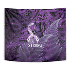 Lupus Awareness Month New Zealand Tapestry Be Strong Warrior Maori Silver Fern
