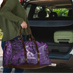 Lupus Awareness Month New Zealand Travel Bag Be Strong Warrior Maori Silver Fern
