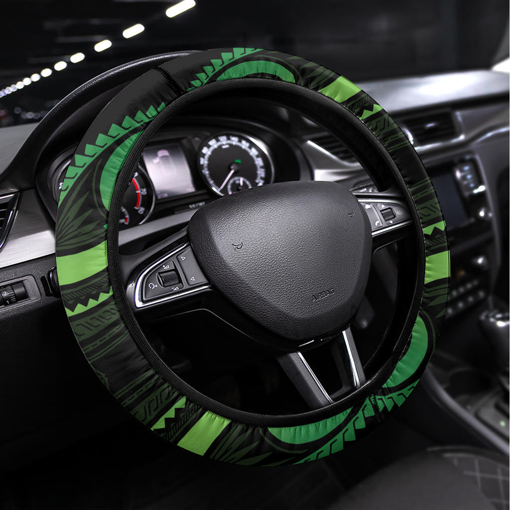 New Zealand Tui Bird Steering Wheel Cover Aotearoa Maori With Kowhai Flowers