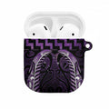 Purple Matariki New Zealand AirPods Case Maori Poutama Galaxy Vibes - Aussie Hoodie