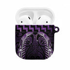 Purple Matariki New Zealand AirPods Case Maori Poutama Galaxy Vibes - Aussie Hoodie