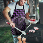 Purple Matariki New Zealand Apron Maori Poutama Galaxy Vibes - Aussie Hoodie