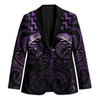 Purple Matariki New Zealand Blazer Maori Poutama Galaxy Vibes - Aussie Hoodie