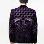 Purple Matariki New Zealand Blazer Maori Poutama Galaxy Vibes - Aussie Hoodie