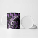 Purple Matariki New Zealand Ceramic Mug Maori Poutama Galaxy Vibes - Aussie Hoodie