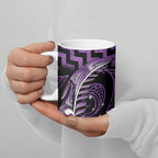 Purple Matariki New Zealand Ceramic Mug Maori Poutama Galaxy Vibes - Aussie Hoodie