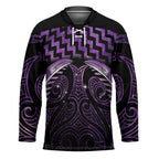 Purple Matariki New Zealand Hockey Jersey Maori Poutama Galaxy Vibes - Aussie Hoodie