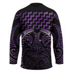 Purple Matariki New Zealand Hockey Jersey Maori Poutama Galaxy Vibes - Aussie Hoodie