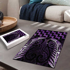 Purple Matariki New Zealand Puzzle Maori Poutama Galaxy Vibes - Aussie Hoodie