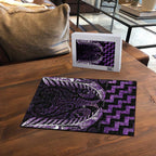 Purple Matariki New Zealand Puzzle Maori Poutama Galaxy Vibes - Aussie Hoodie