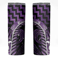Purple Matariki New Zealand Skinny Tumbler Maori Poutama Galaxy Vibes