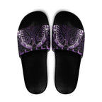 Purple Matariki New Zealand Slide Sandals Maori Poutama Galaxy Vibes - Aussie Hoodie
