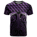 Purple Matariki New Zealand T Shirt Maori Poutama Galaxy Vibes