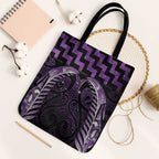 Purple Matariki New Zealand Tote Bag Maori Poutama Galaxy Vibes - Aussie Hoodie