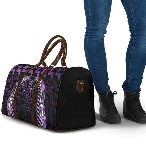 Purple Matariki New Zealand Travel Bag Maori Poutama Galaxy Vibes - Aussie Hoodie