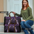 Purple Matariki New Zealand Travel Bag Maori Poutama Galaxy Vibes - Aussie Hoodie