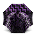 Purple Matariki New Zealand Umbrella Maori Poutama Galaxy Vibes - Aussie Hoodie