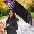 Purple Matariki New Zealand Umbrella Maori Poutama Galaxy Vibes - Aussie Hoodie