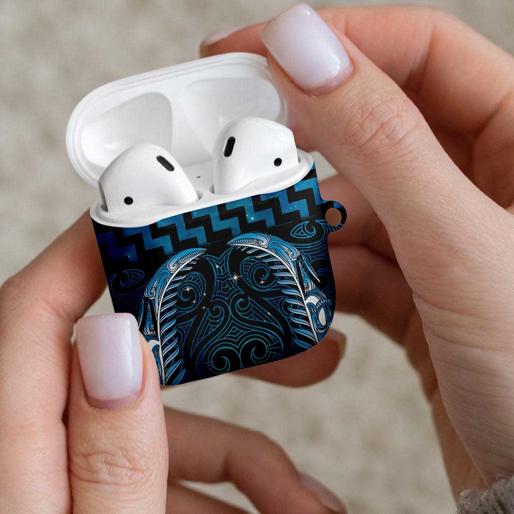 Blue Matariki New Zealand AirPods Case Maori Poutama Galaxy Vibes - Aussie Hoodie