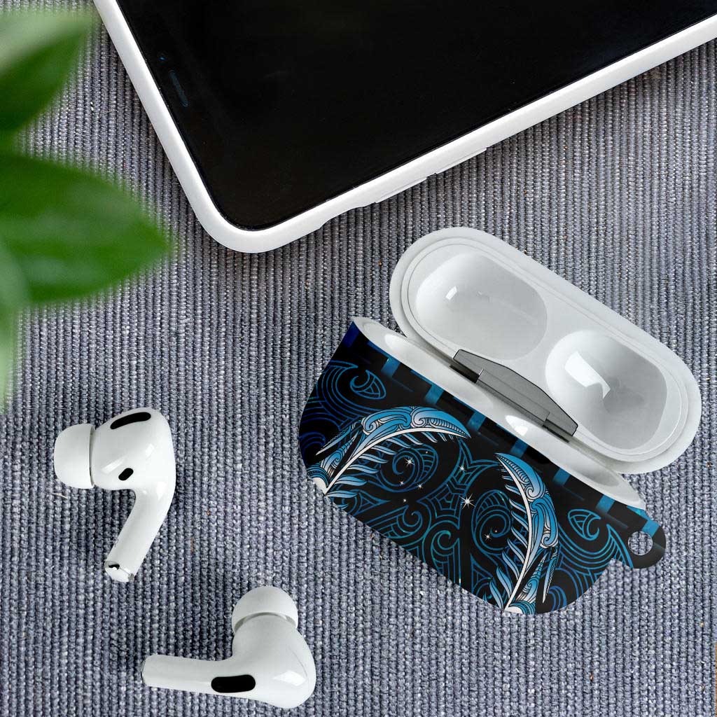 Blue Matariki New Zealand AirPods Case Maori Poutama Galaxy Vibes - Aussie Hoodie